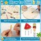 16 Pack Kids Beach Wind Chime Craft Kit – DIY Hawaiian Luau Wooden Painting Set, Summer Fruit & Ocean Theme Arts & Crafts, Classroom Activity, Birthday Party Favors & School Craft Supplies